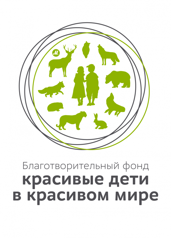 Логотип фонда: Красивые дети в красивом мире
